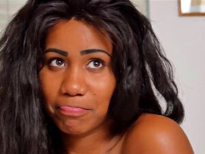 Czarna Laska Jenna Foxx Bierze Mięsistego Starego Kutasa