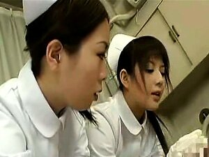 Tekstitetty CFNM Japanilainen Sairaanhoitajat Hellä Penis Tarkastus