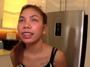 Sexy Asian Maid Filled With Sperm