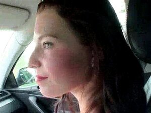 Cute Cutie Fucked In Car Quickly After She Got In. Cute Cutie Fucked In Car Quickly After She Got In For A Ride Back Home