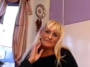 Blonde Dänische Frau