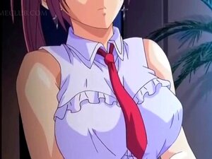 Søt Hentai-babe Blåser En Enorm Ladet Stang