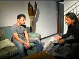 Redhead Italian Babe With 2 Guys... DP