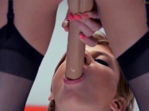 Huge Toy In Their Hands Trying First Lesbians Sex