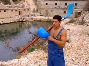 Hot Bodybuilder Outdoors