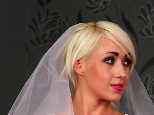 Busty British Bride Face Covered In Spunk POV