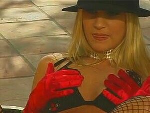 Two Lesbo Honeys Using Their Toys Outdoors,