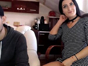 Watch A Hot Brunette Slut Show Off Her Small Tits On Webcam, Before Getting Down On Her Knees And Giving An Amateur Blowjob That Will Leave You Breathless.