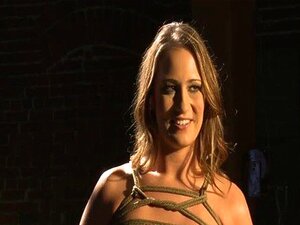 Bound Sub Gets Whipped