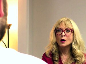 Older MILF Nina Hartley Hires Fresh Stud For Hardcore Sex