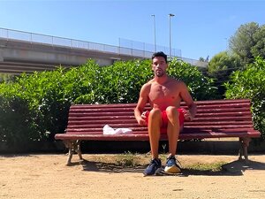 Getting Fully Naked On The Park Bench At Broad Daylight