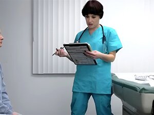 A Linda Paciente Harlow, Uma Enfermeira E Um Médico, Têm O Melhor Check-up De Todos Os Tempos Enquanto é Fodida