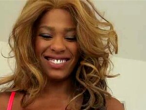 Blonde Black Girl Cock Sucking
