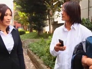 Horny Japanese Model In Incredible Big Tits, Cunnilingus JAV Video