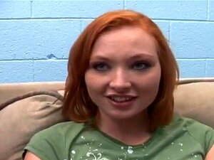 I'm licking cum-hole of a red haired beauty in dilettante porn