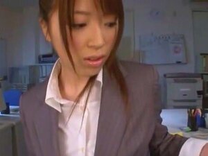 Hottest Japanese Model Riku Yamaguchi In Incredible POV, Office JAV Clip