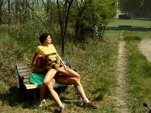 Slut Gets Anal Fuck In Park