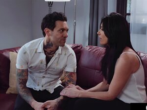 Heeled Milf Riding Movie Star Cock On The Set After Convincing Him To Stay