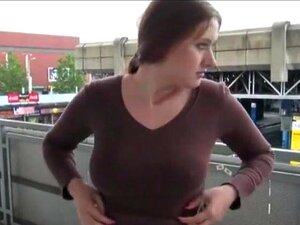 Sweet euro chick Helen lets her newly met guy fucks her in public for cash