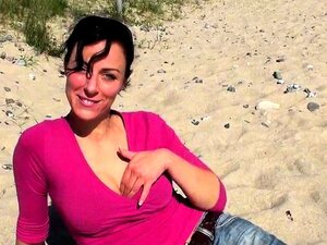 Stunning Brunette Milf With Big Tits Blows A Dick In The Car