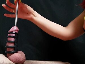 Femdom Klinkt Urethra En Sperma