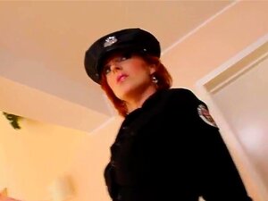 This Police MILF Is Definately In Charge And Makes Our Guys Do What SHE Wants., This Police MILF Is Definately In Charge And Makes Our Guys Do What SHE Wants. She Finds A Couple Tied Down Guys And Has Them Fucker Her Pussy And Cum On Her Face.