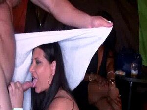 03 Pretty CrazyNuts! Strippers Getting Sucked And Fucked At CFNM Orgy 50