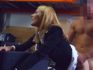 Hot Blonde Milf Banged By Pervert Pawnkeeper At The Paw. Hot Blonde Milf Gives Head And Gets Her Shaved Pussy Banged By Pervert Pawnkeeper At The Pawnshop