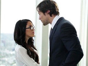 EroticaX Megan Rain Cum Slickar Chefen