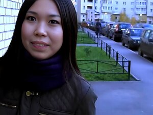 Hot Asian Gets Pounded In The Ass And Swallows Cum