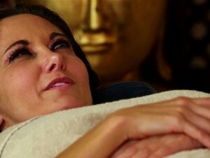Busty Milf Tittyfucked On The Massage Table. Busty Milf Tittyfucked On The Massage Table And Sprayed With Jizz