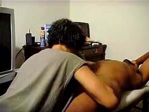 Bitch In Grey Short Presents Blowjob And Rides A Lucky Guy, Big Thick Black Female Sucks Her Husband's Dick Until He Is Good And Ready, Then She Mounts His Big Cock And Rides It Until He Cums And She Has An Orgasm.