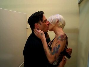 Tattooed punk chick takes cock pictures
