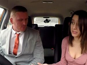 Fake Driving College Enorme Facial Voor Sexy Spaanse Ogen