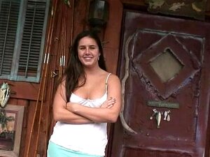 Brunette Flashes In A Bar Then Pees