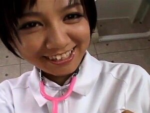 Meguru Sjuksköterska Slickar Kuk