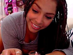 Webcams 2014 - Latina Deslumbrante Com BUNDÃO Chupa Dildo