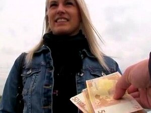 Hot Amateur Blonde Girl Takes Money And Banged In Public Toilet Porn