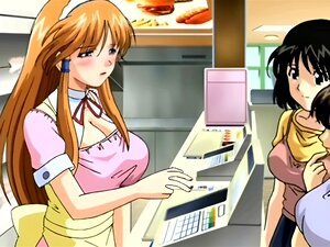 Seksi Svježa Konobarica Dobiva Lizanje. Vruća Svježa, Gipka Konobarica Dobiva Lizanje Svoje Meke Pičke Dok Radi