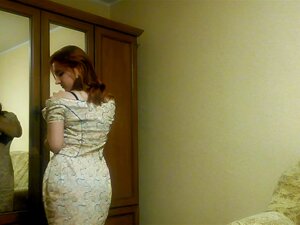Looking For A Naughty Redhead With Natural Huge Tits Who Loves To Tease On Camera? Watch This Homemade Video Of A Married Amateur Wife In A Summer Dress Uncovering Her Perfect Boobs & Masturbating. Slutty Girlfriend Material! Porn