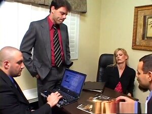 Hottest Pornstar Darryl Hanah In Fabulous Mature, Blonde Xxx Clip, Darryl Hanah Is A Lovely, Blonde MILF, With Big Natural Melons, Hard Nipples And A Neatly Shaved Snatch, That Will Be Getting Penetrated By One Of The Gang Bangers, While Two Others Are Get