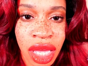 Dominatrix-Teef Rosie Reed Zwarte Femdom Domme Femdom Betovert Trek Instructie Af