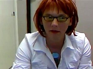 Roodharige Tranny Wanking Online