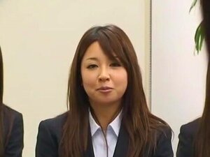 Szurnięta Japońska Laska Ryo Asaka, Ai Naoshima, Aoi Buruma W Egzotycznej Amatorce, Scena JAV W Biurze