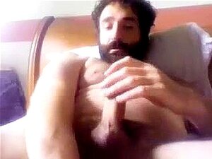 Ein Sexy Mann Masturbiert Zu Hause Und Filmt Sich Selbst Vor Der Webcam