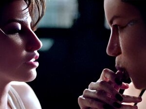 Celebrities Jennifer Tilly & Gina Gershon Lesbian Sex Scene In Bound (1996) Porn