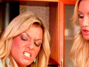 Pissing Lesbians Sharing Cock