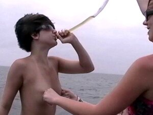 Trying To Be Lesbians On A Boat During Spring Break. Trying To Be Lesbians On A Boat During Spring Break