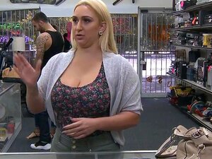 Buxom Innocent Lady Massive Poked In Pawnshop for Cash