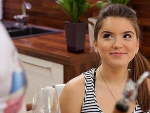 BLACK4K. Evelina Darling Calls All Friends But Comes Only Black Dude